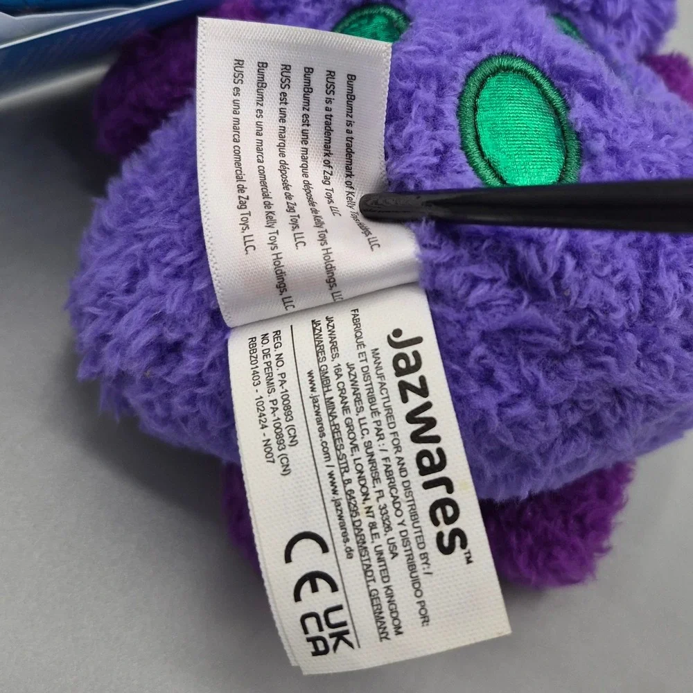 Rare BumBumz Bradley Uppercrust the Frog PetShopBumz Purple Frog Plush 2025